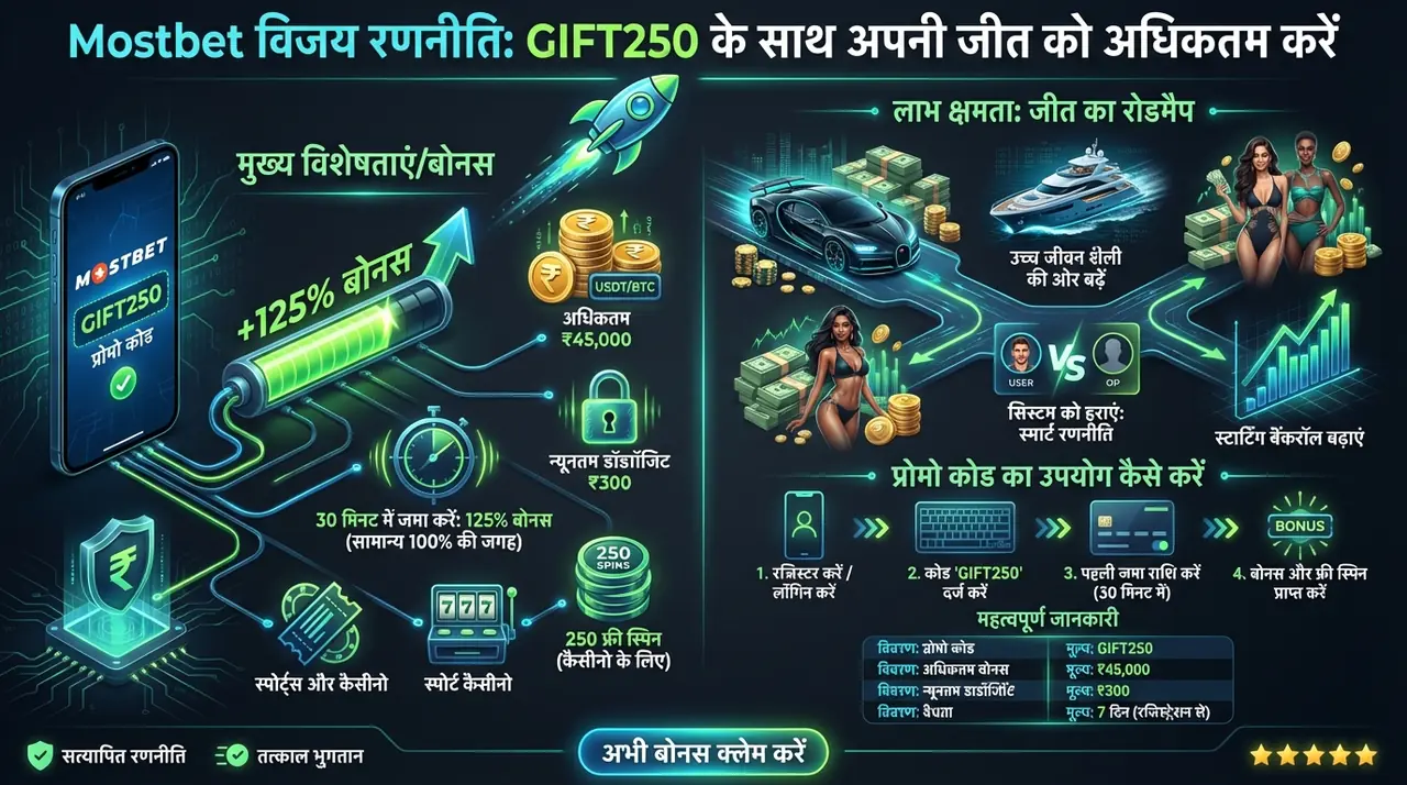 Mostbet साइन अप पर बोनस