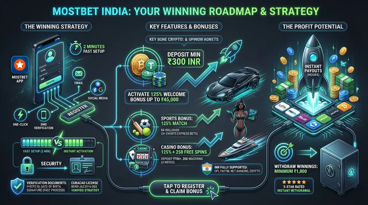 Mostbet registration